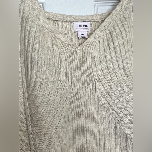 NWT Auden Women's Sweater Pajama Tank Top - Oatmeal - Size XXL - Picture 4 of 6